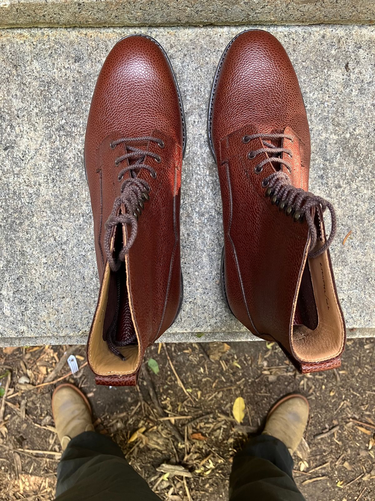 Photo by doublekicks on October 2, 2025 of the Crockett & Jones Radnor in Rust Scotch Grain.