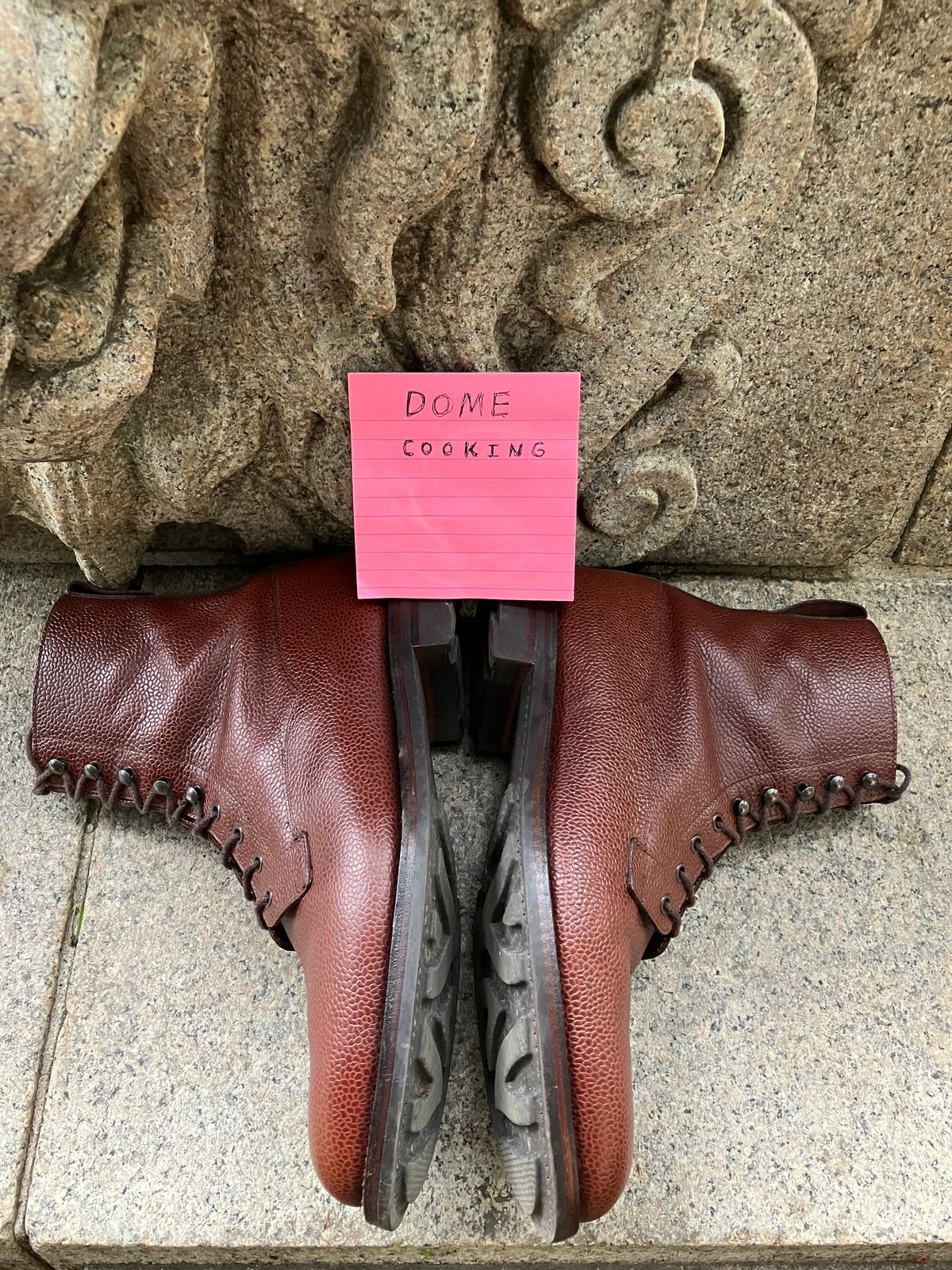 Photo by doublekicks on November 3, 2025 of the Crockett & Jones Radnor in Rust Scotch Grain.