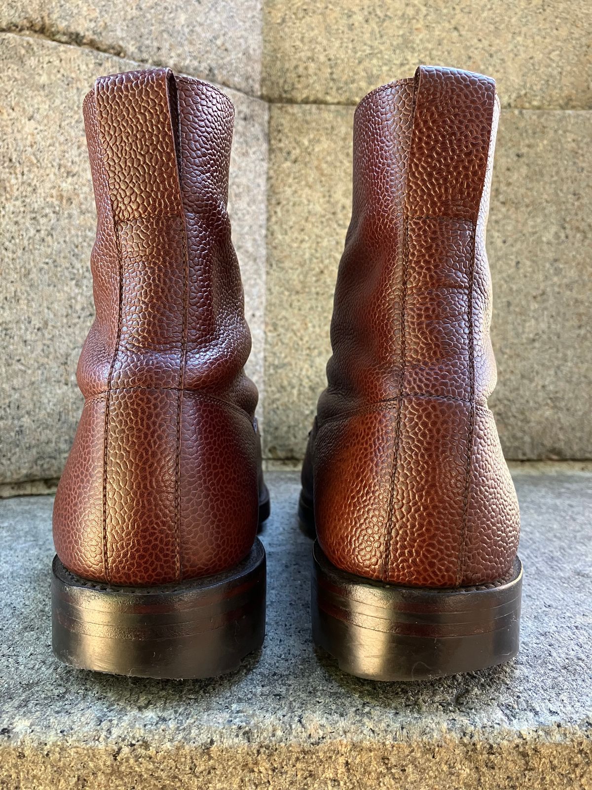 Photo by doublekicks on December 3, 2025 of the Crockett & Jones Radnor in Rust Scotch Grain.