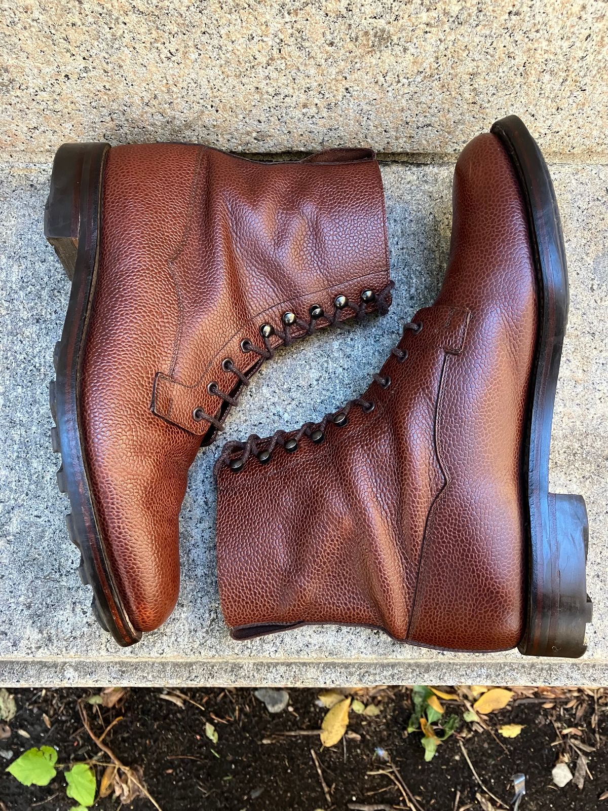 Photo by doublekicks on December 3, 2025 of the Crockett & Jones Radnor in Rust Scotch Grain.