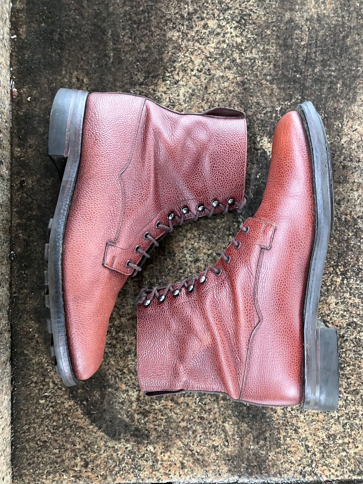 Photo by doublekicks on March 3, 2026 of the Crockett & Jones Radnor in Rust Scotch Grain.