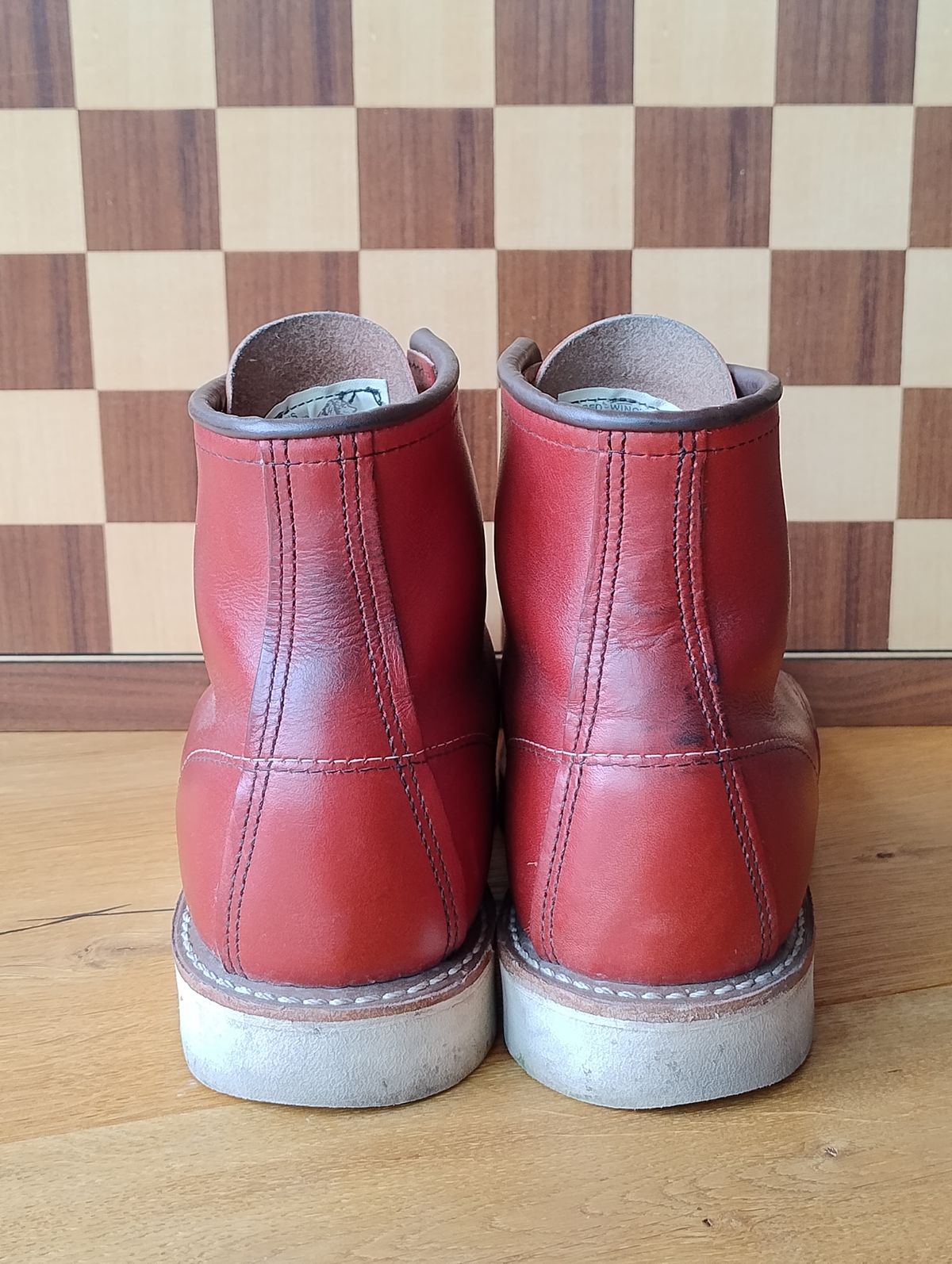 Photo by Lukas_castle on March 4, 2024 of the Red Wing 6-Inch Classic Moc in S.B. Foot Oro-Russet Portage.