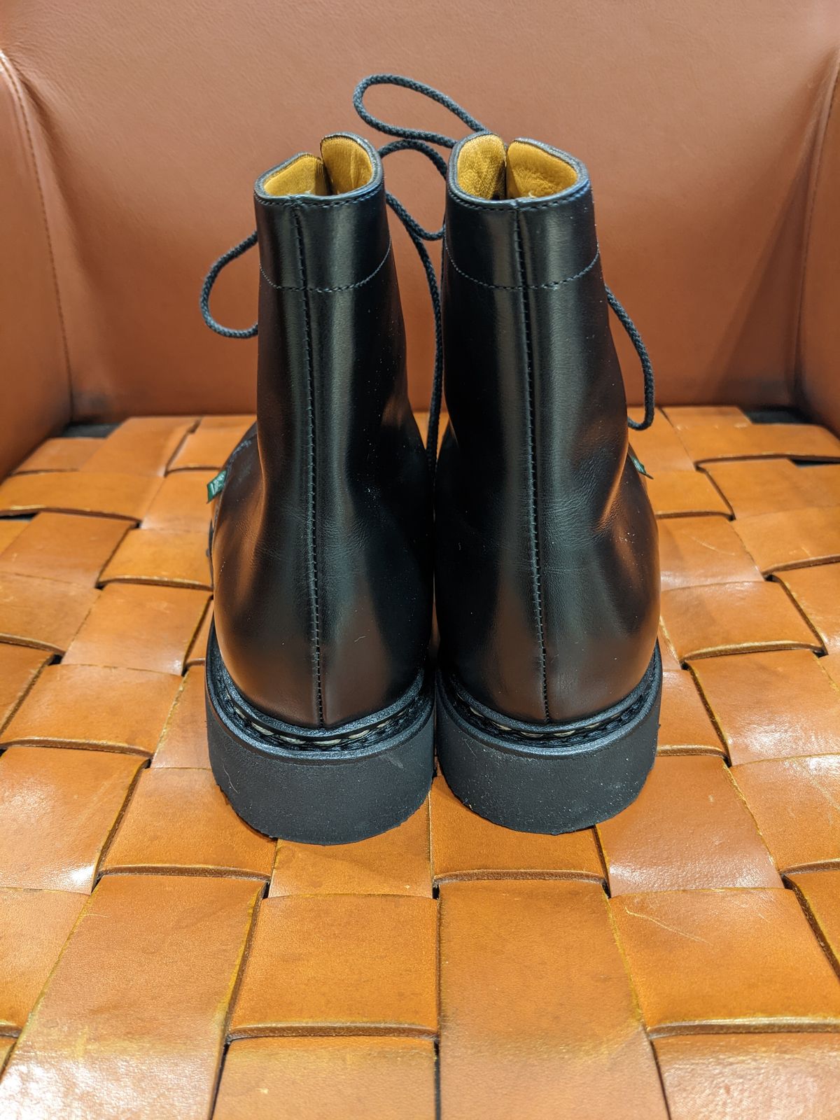 Photo by Vonfeld on October 1, 2022 of the Paraboot Unlisted Model in Unknown Leather.