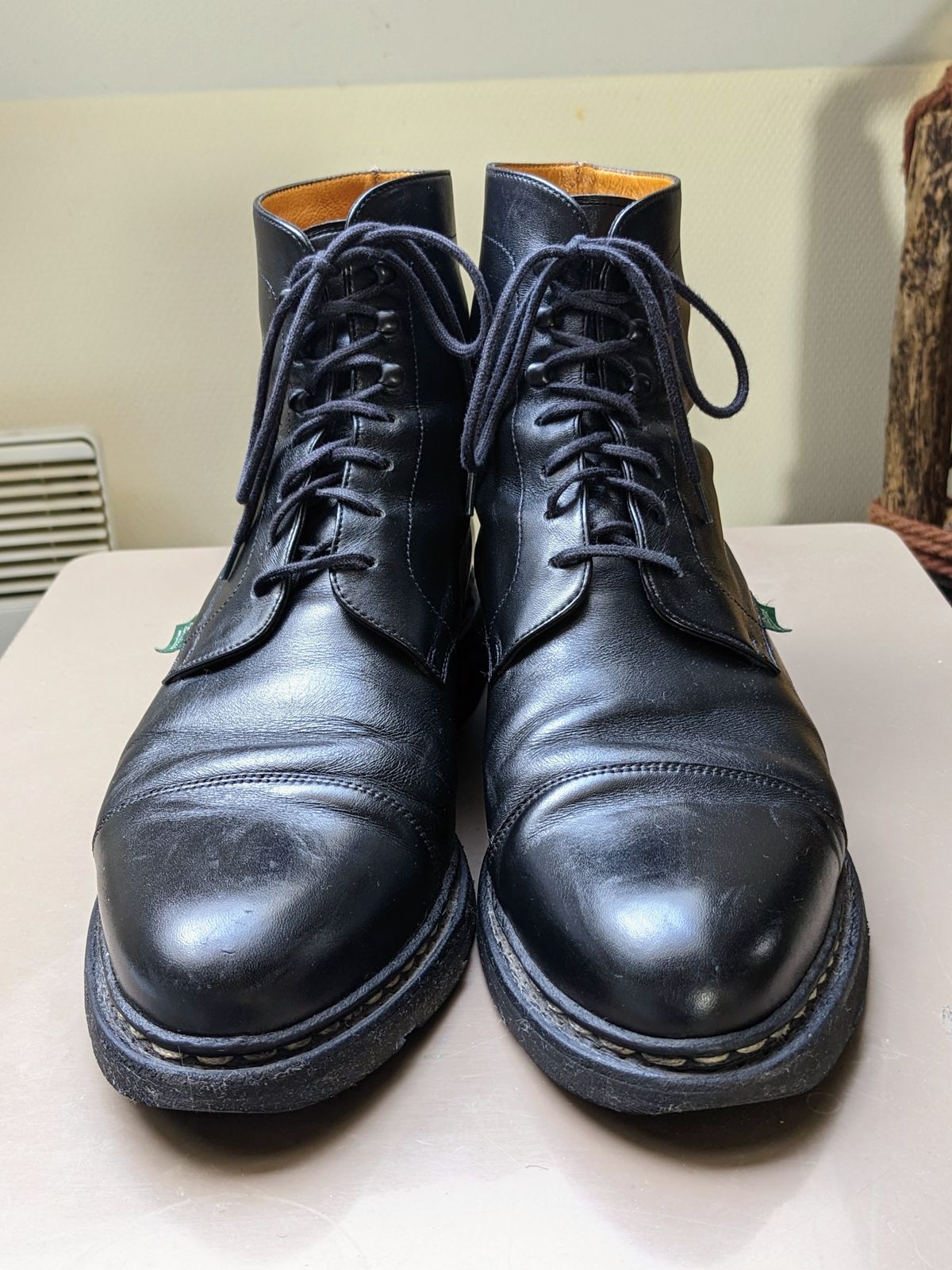 Photo by Vonfeld on November 2, 2022 of the Paraboot Unlisted Model in Unknown Leather.