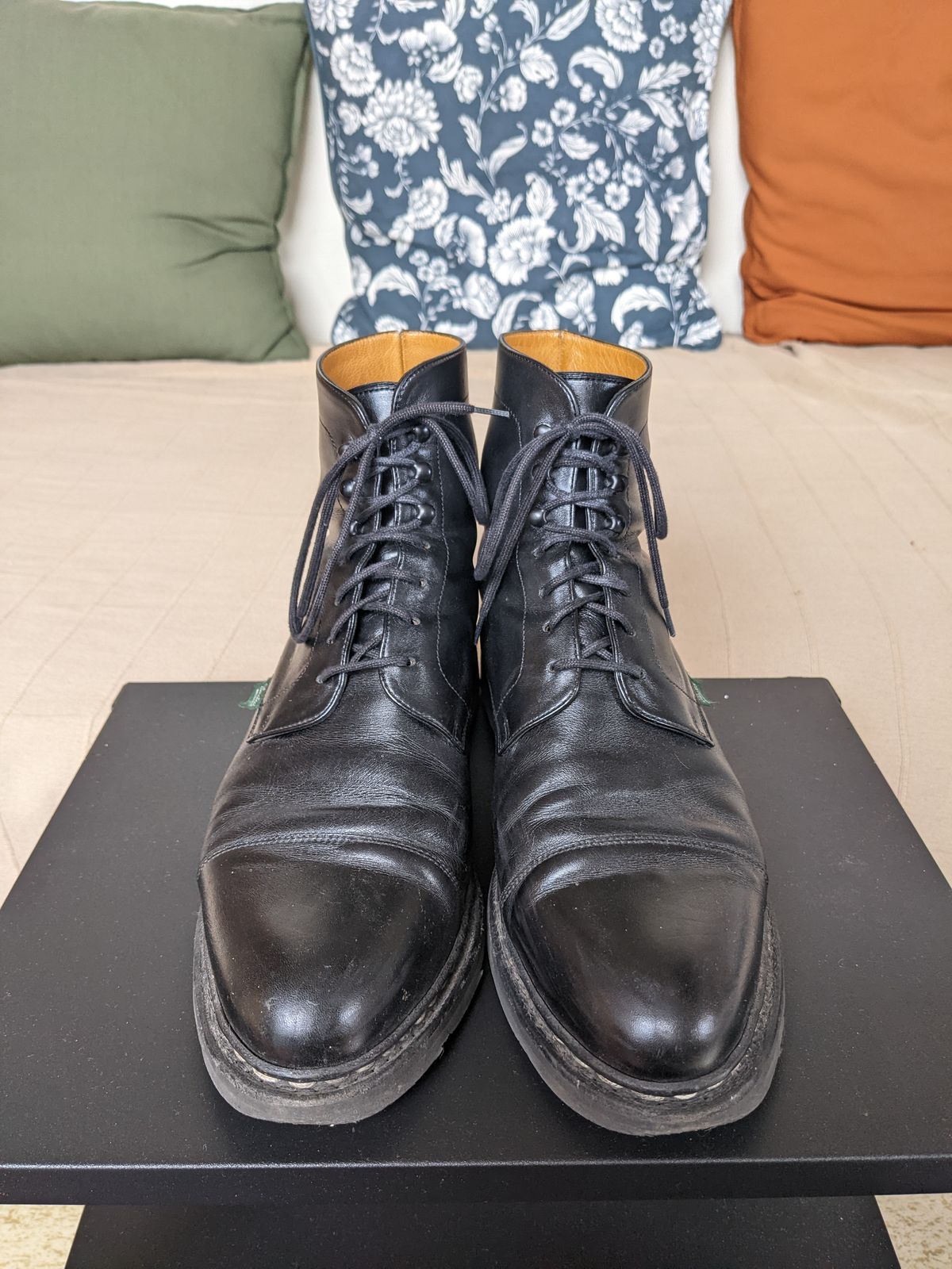 Photo by Vonfeld on December 1, 2022 of the Paraboot Unlisted Model in Unknown Leather.