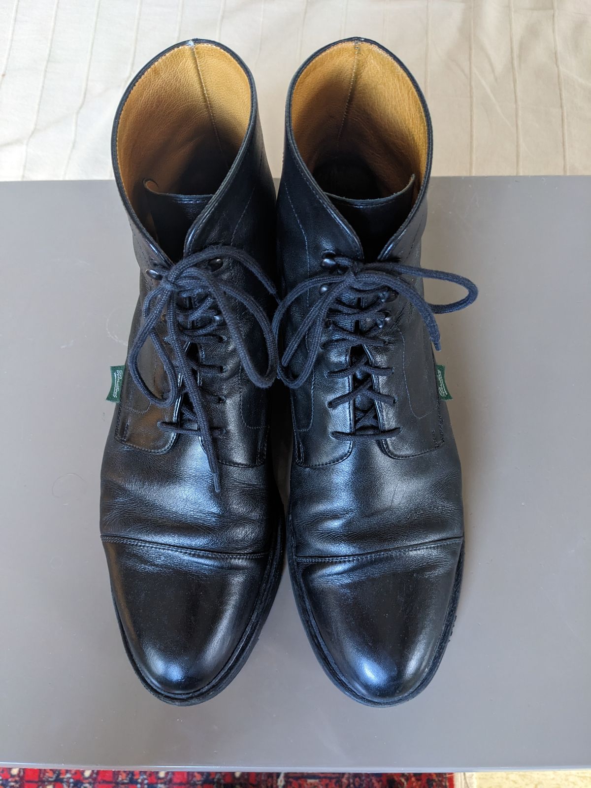 Photo by Vonfeld on January 2, 2023 of the Paraboot Unlisted Model in Unknown Leather.
