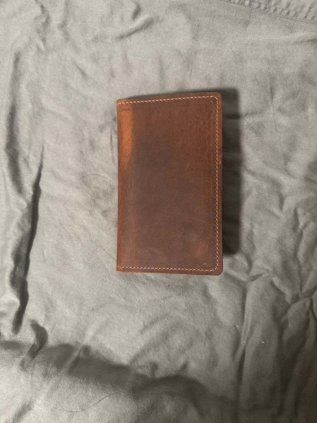 Photo by 617reasonswhy on November 2, 2025 of the Northstar Leather Field Notes Cover in S.B. Foot Copper Rough and Tough.