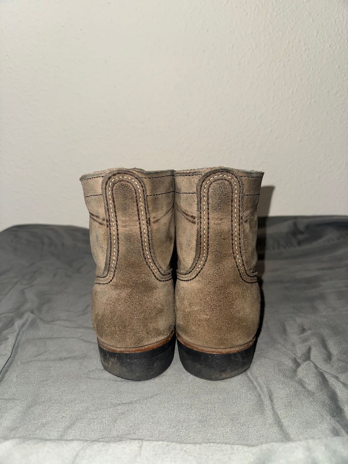 Photo by 617reasonswhy on November 3, 2025 of the Red Wing Iron Ranger in S.B. Foot Slate Muleskinner.