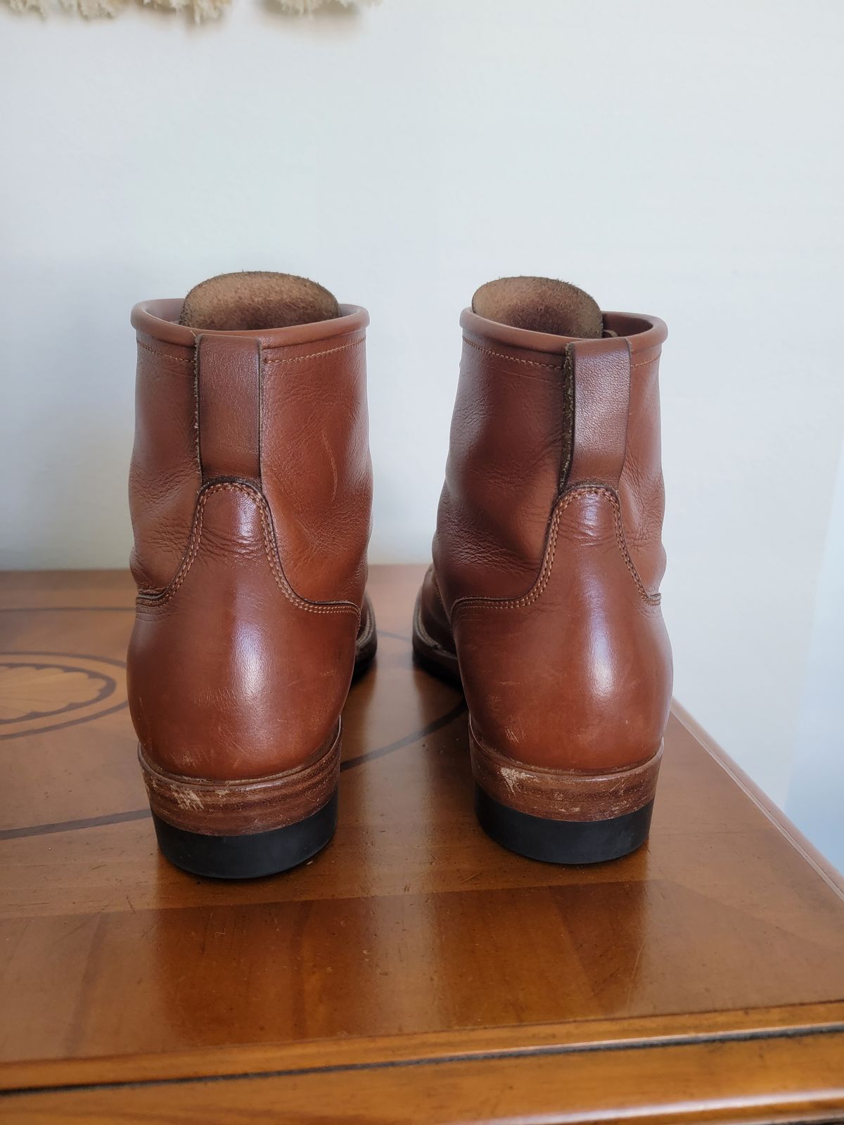 Photo by luisRuiz1125 on January 4, 2024 of the Iron Boots The Chosen One in S.B. Foot Teak Featherstone.
