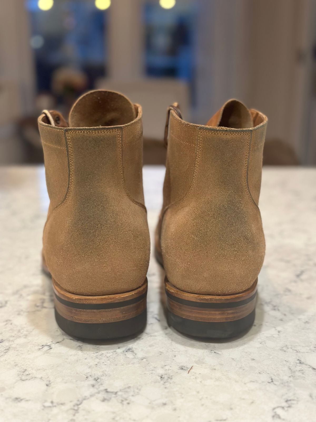 Photo by rrubes16 on November 5, 2024 of the Viberg Viberg/ 	The 310 N-1 Field Shoe in Marine Field Shoe leather.