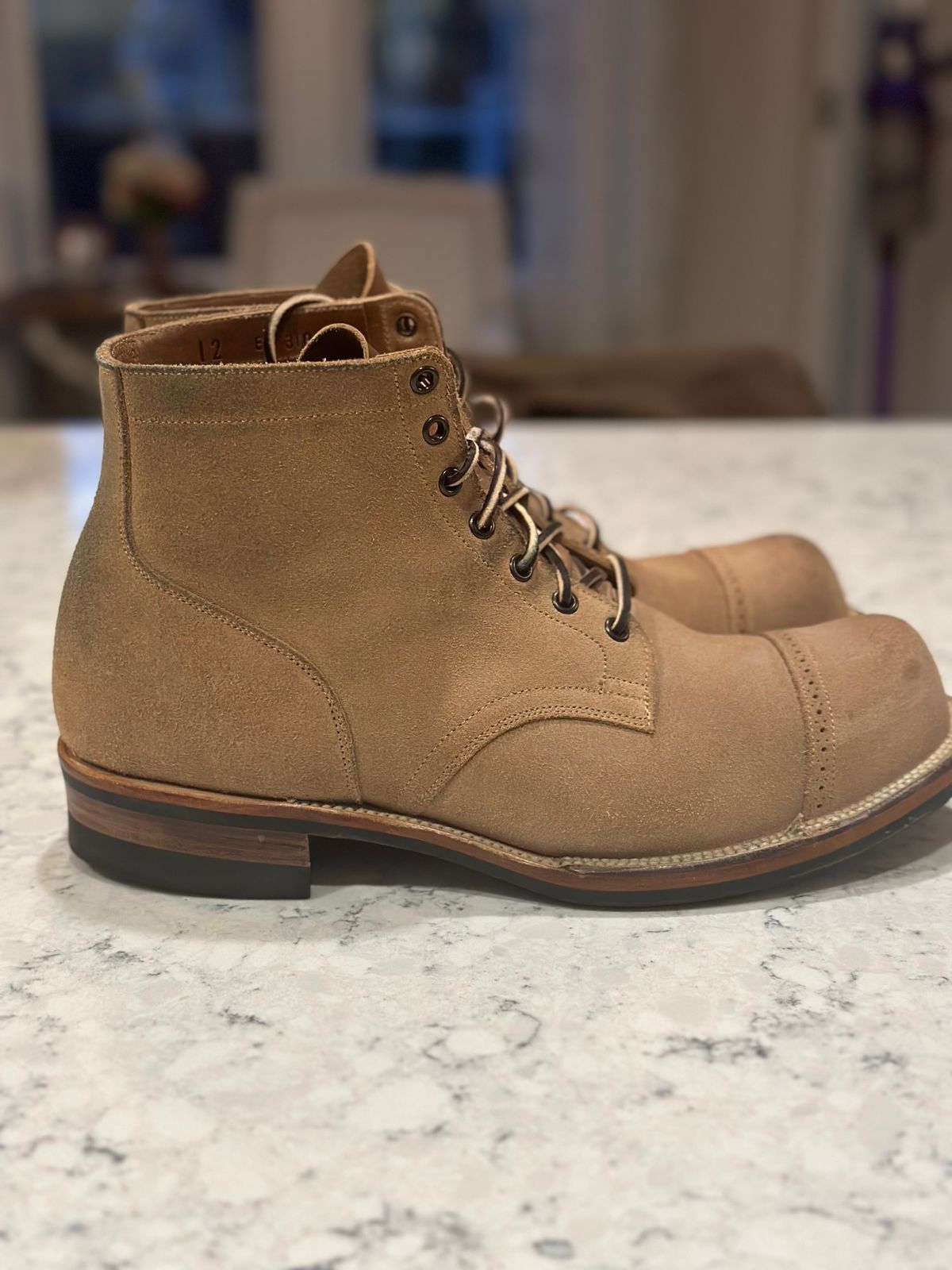 Photo by rrubes16 on November 5, 2024 of the Viberg Viberg/ 	The 310 N-1 Field Shoe in Marine Field Shoe leather.