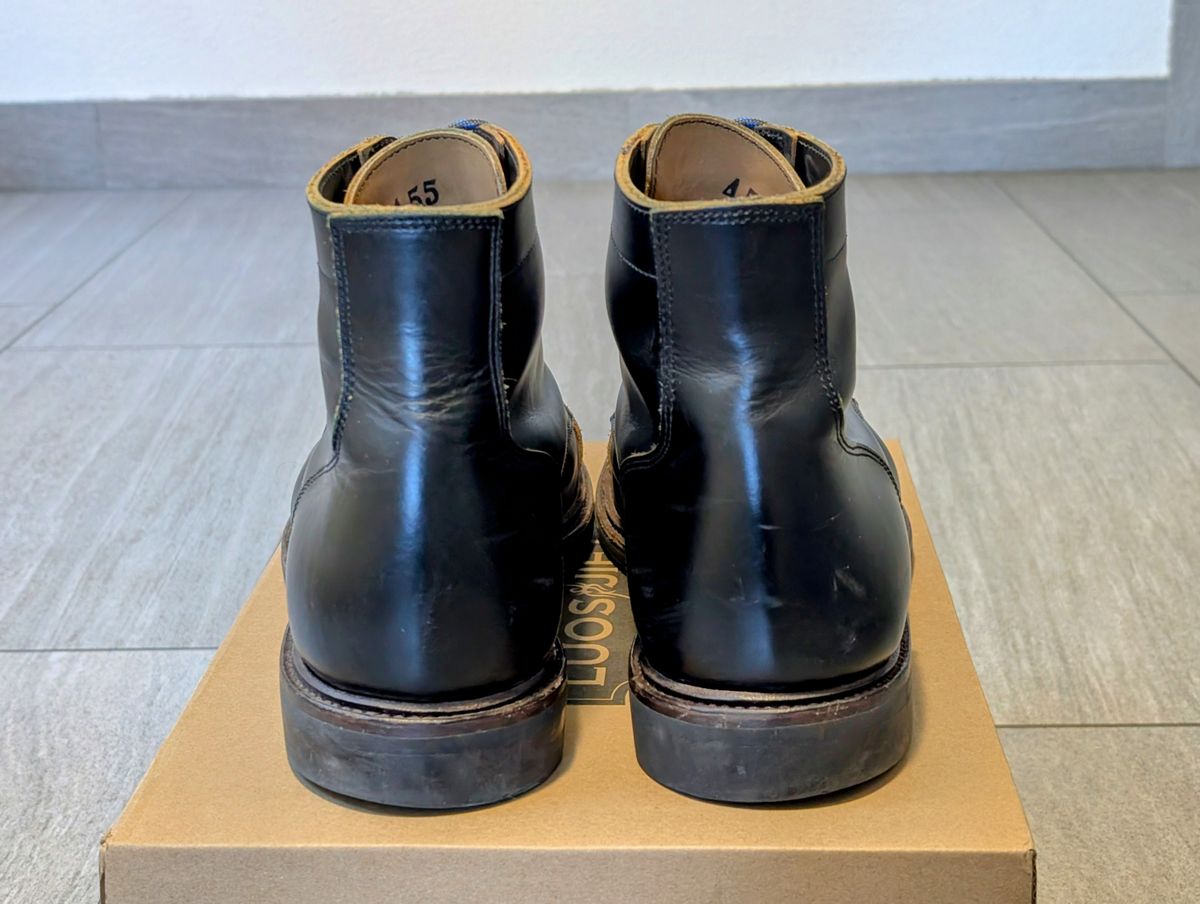 Photo by Marky on February 3, 2025 of the Luosjiet Service Boot in Black Teacore OTA.