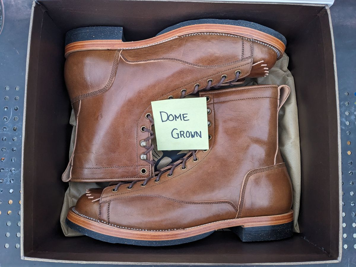Photo by Marky on November 6, 2023 of the Renav Monkey Boot in Maryam Toscanello Horsebutt.