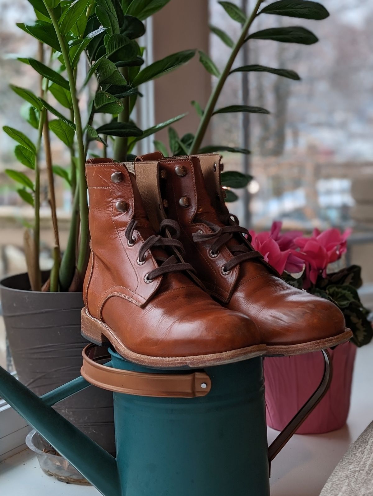 Photo by atgrey on April 3, 2024 of the Adelante The Havana in Chestnut Full Grain.