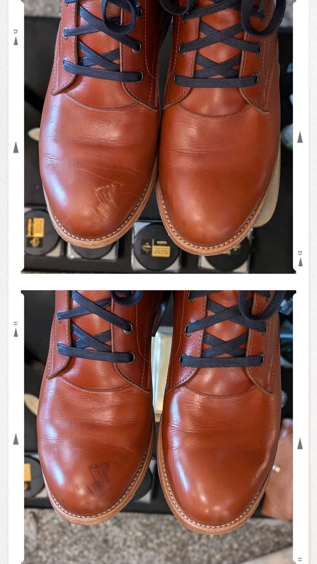 Photo by atgrey on October 12, 2024 of the Adelante The Havana in Chestnut Full Grain.