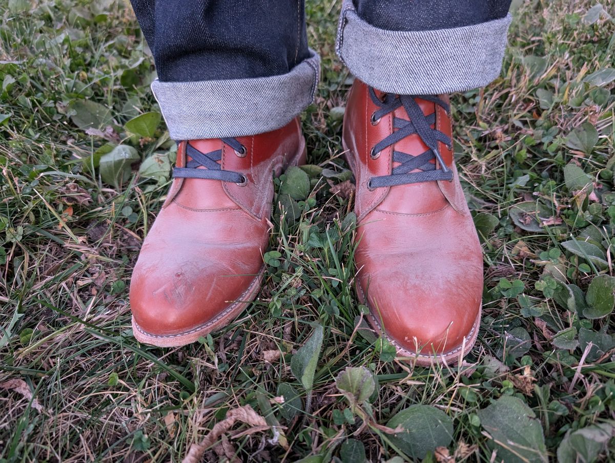 Photo by atgrey on October 18, 2024 of the Adelante The Havana in Chestnut Full Grain.