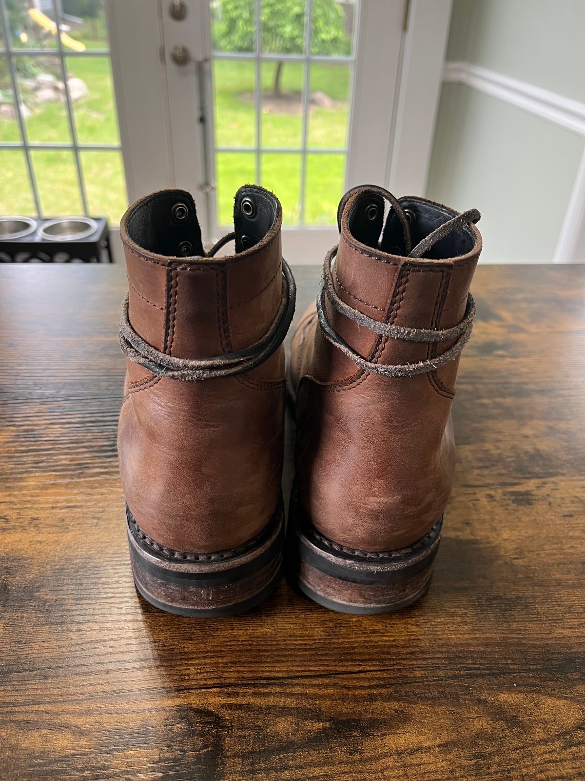 Photo by drew_15 on August 9, 2023 of the Thursday Captain in Terracotta Full Grain.