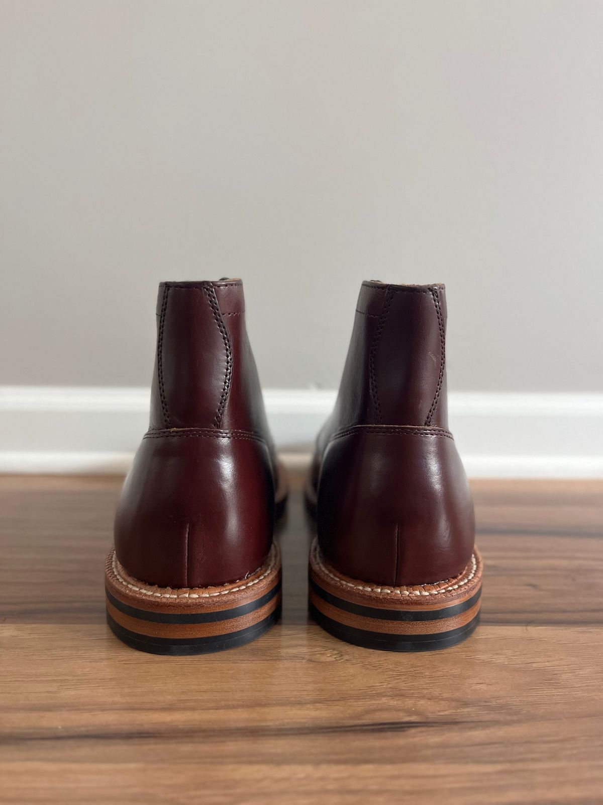 Photo by drew_15 on October 1, 2023 of the Grant Stone Diesel Boot in Horween Color 8 Chromexcel.