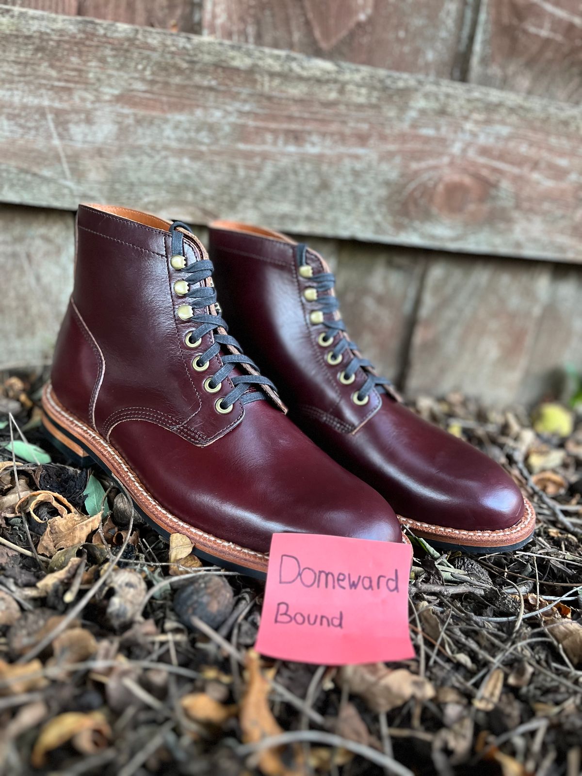 Photo by drew_15 on October 1, 2023 of the Grant Stone Diesel Boot in Horween Color 8 Chromexcel.