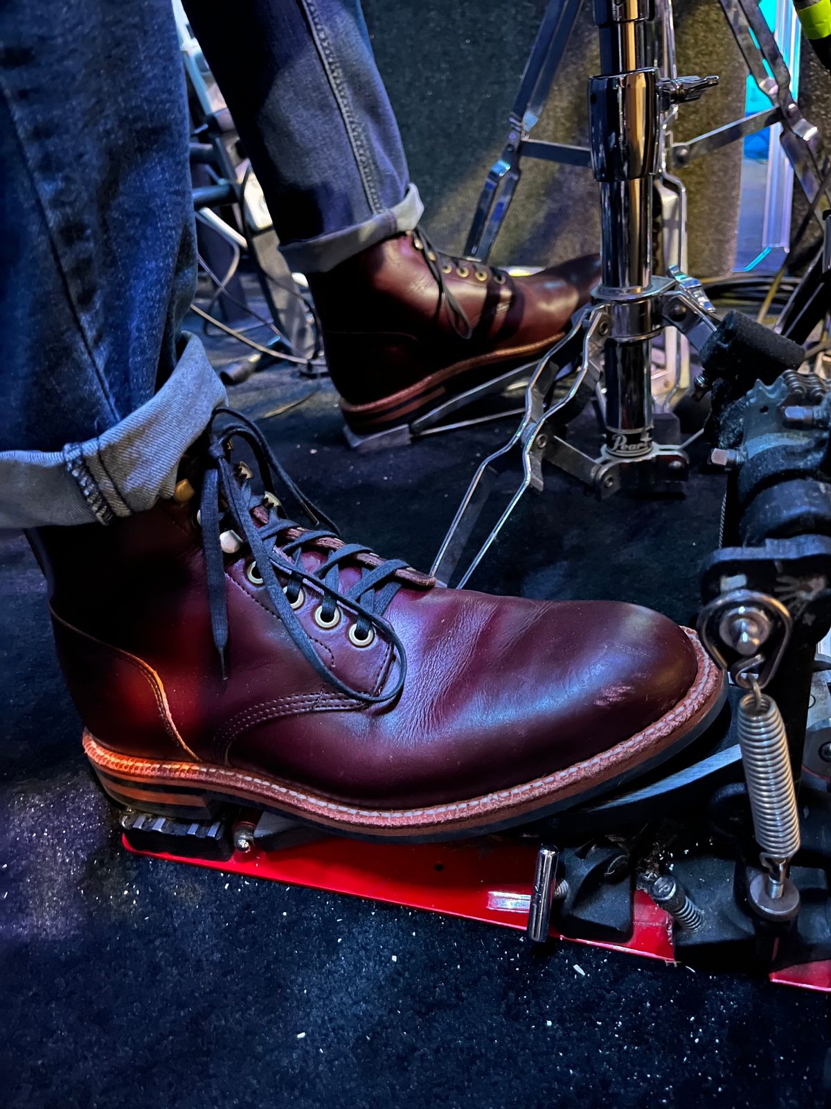 Photo by drew_15 on October 6, 2023 of the Grant Stone Diesel Boot in Horween Color 8 Chromexcel.