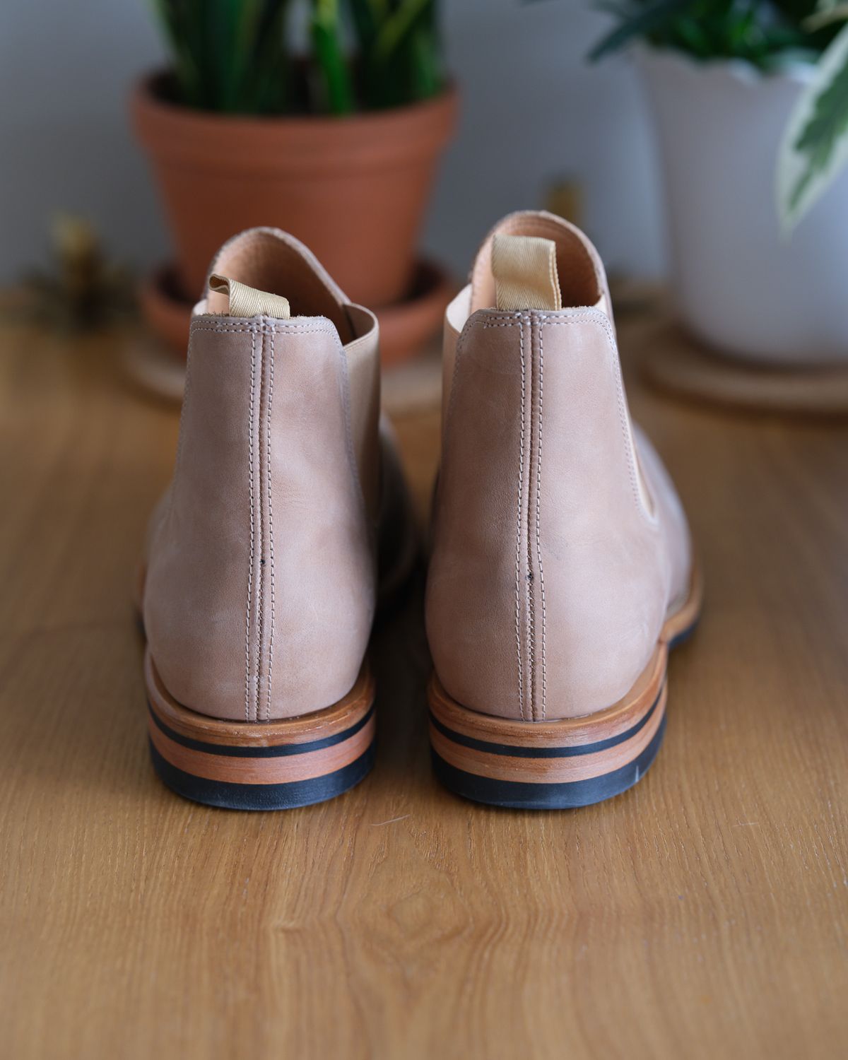 Photo by thepatinaarena on November 7, 2023 of the Viberg Chelsea in Maryam Fango Vitello Calf.