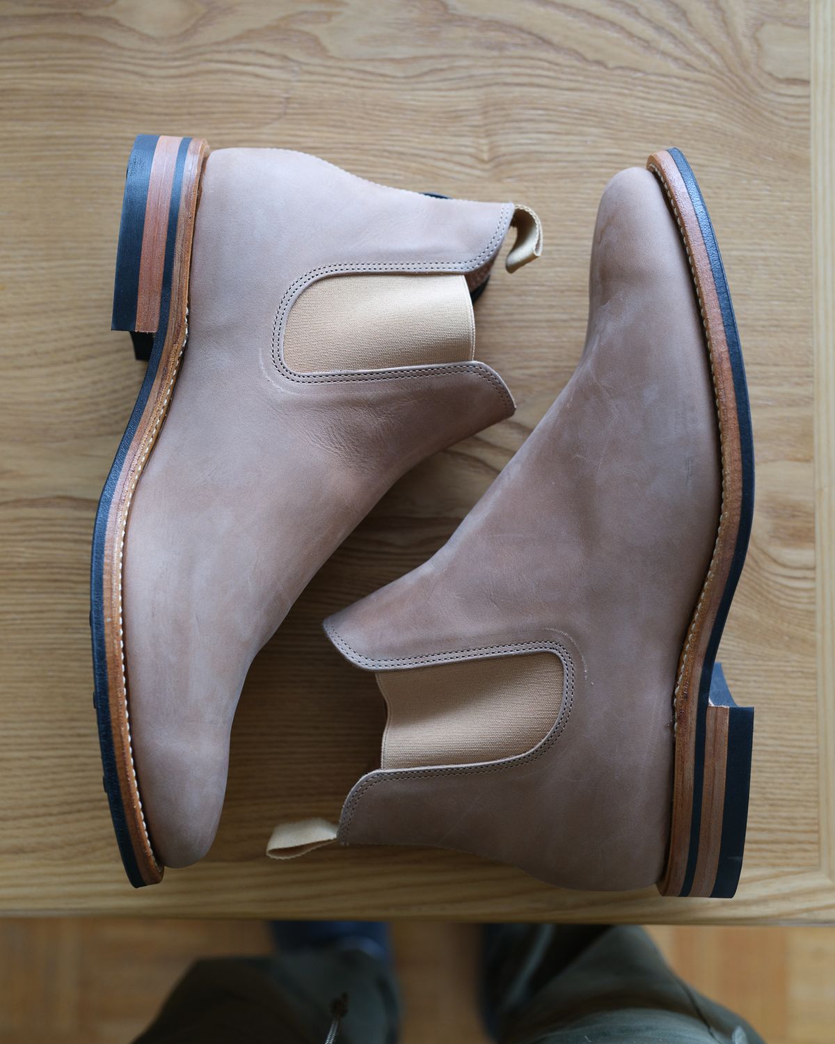 Photo by thepatinaarena on November 7, 2023 of the Viberg Chelsea in Maryam Fango Vitello Calf.