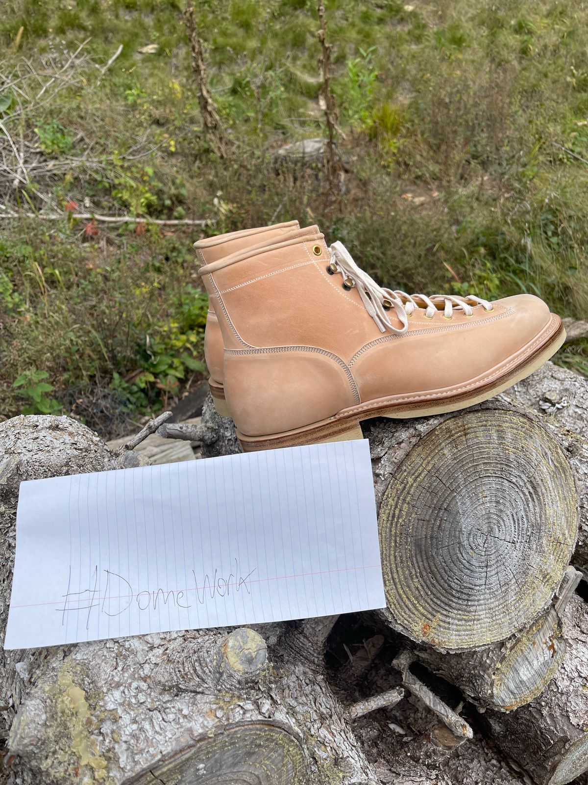 Photo by HonestHunter on October 1, 2022 of the Sagara Valiant in Conceria Cloe Crust Shell Cordovan.