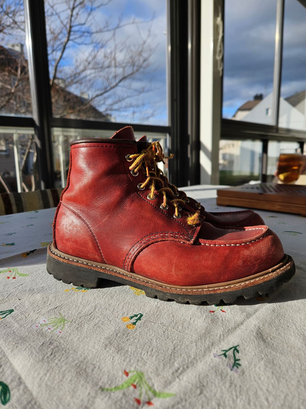 Photo by bastan on April 1, 2025 of the Red Wing 6-Inch Classic Moc in S.B. Foot Oro-Russet Portage.