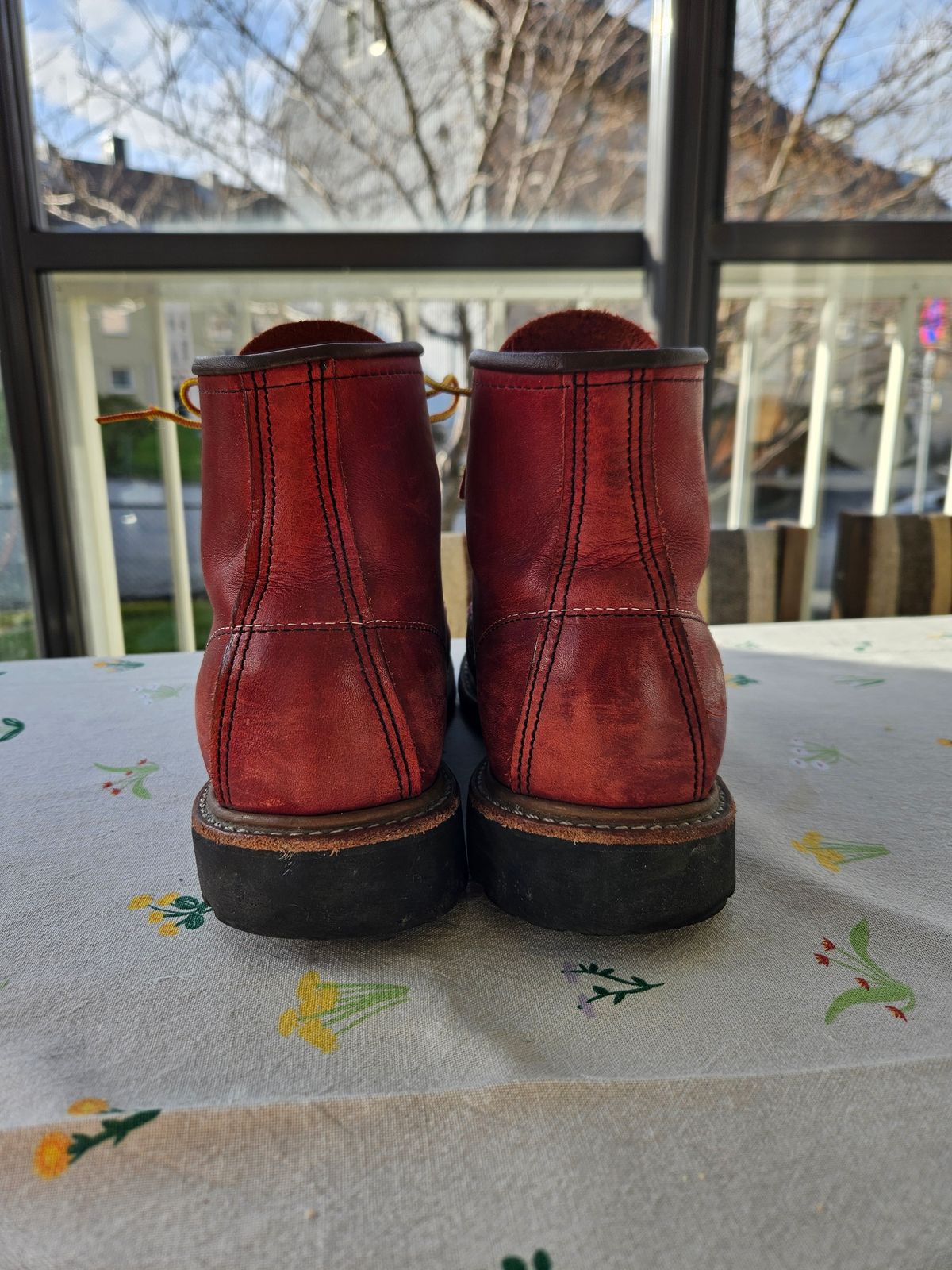 Photo by bastan on April 1, 2025 of the Red Wing 6-Inch Classic Moc in S.B. Foot Oro-Russet Portage.