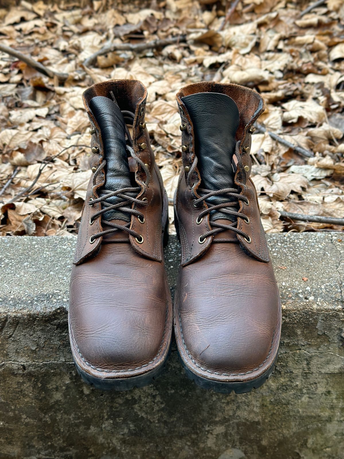 Photo by gabriel18 on January 5, 2024 of the JK Boots 300X in Seidel Brown Oil Tan.