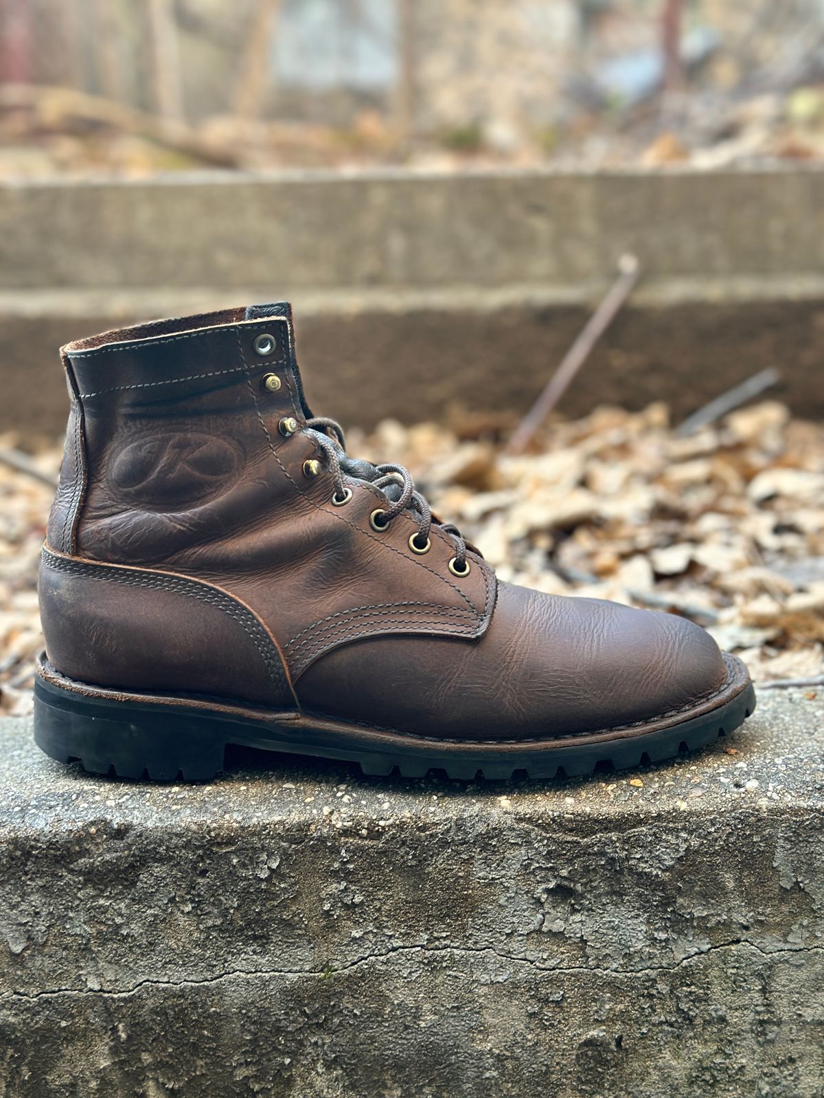 Photo by gabriel18 on January 5, 2024 of the JK Boots 300X in Seidel Brown Oil Tan.