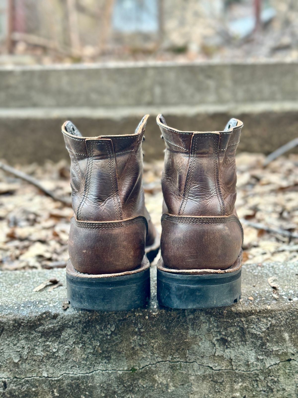Photo by gabriel18 on February 5, 2024 of the JK Boots 300X in Seidel Brown Oil Tan.