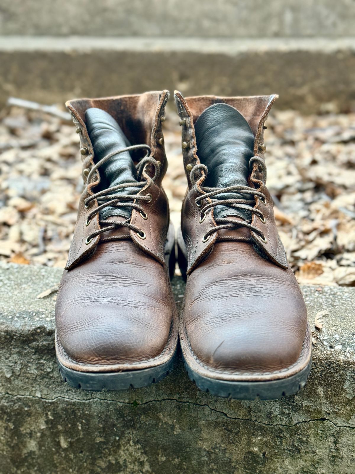 Photo by gabriel18 on February 5, 2024 of the JK Boots 300X in Seidel Brown Oil Tan.