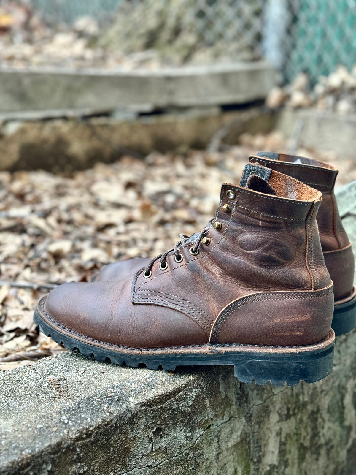 Photo by gabriel18 on February 5, 2024 of the JK Boots 300X in Seidel Brown Oil Tan.