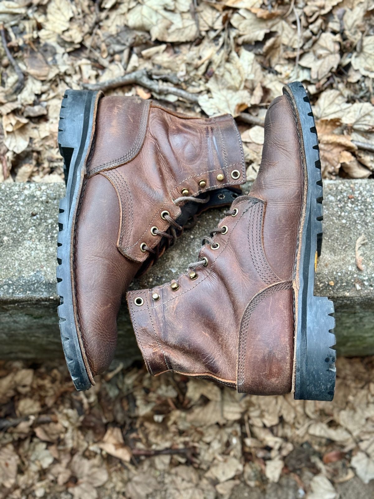 Photo by gabriel18 on February 5, 2024 of the JK Boots 300X in Seidel Brown Oil Tan.