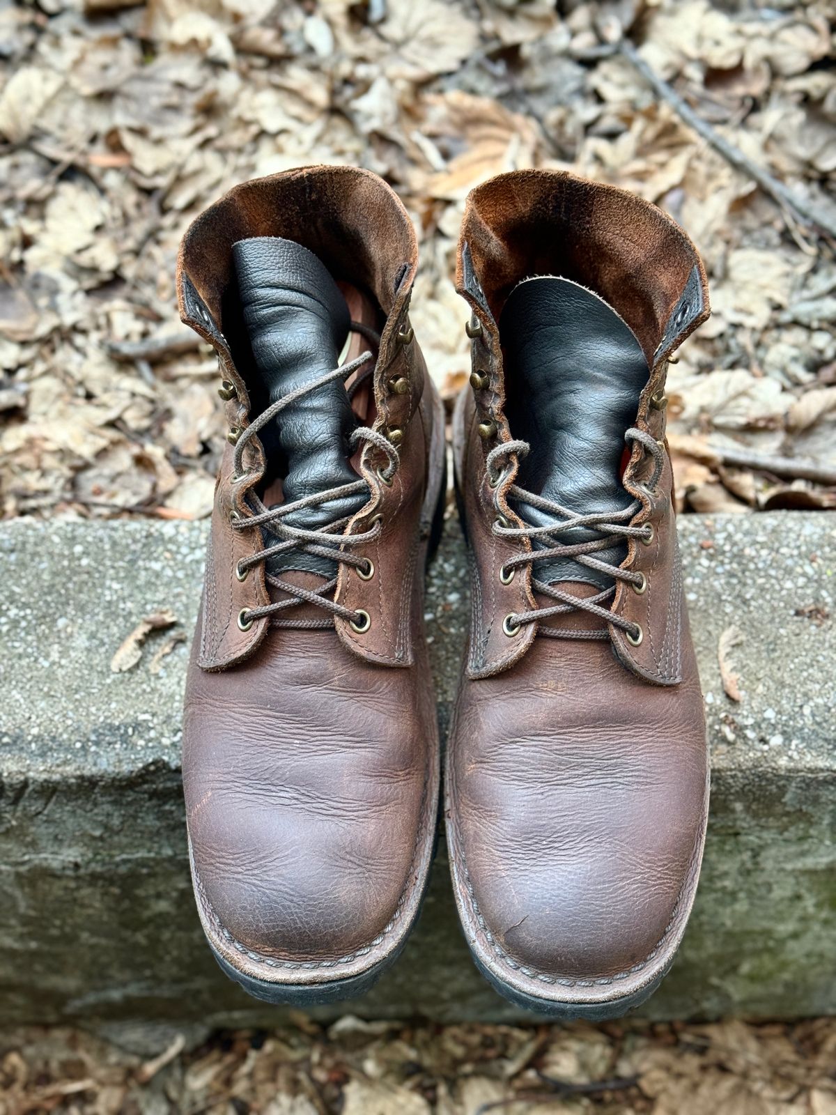 Photo by gabriel18 on February 5, 2024 of the JK Boots 300X in Seidel Brown Oil Tan.