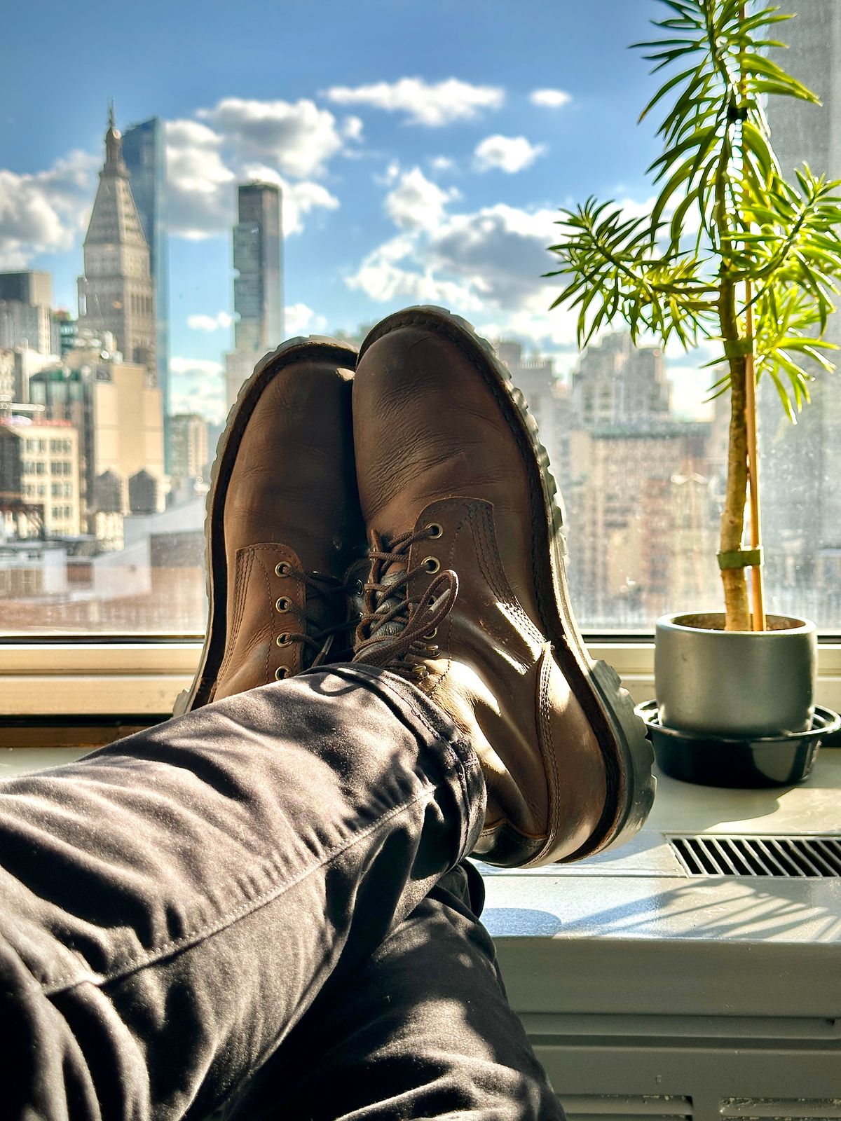 Photo by gabriel18 on November 1, 2023 of the JK Boots 300X in Seidel Brown Oil Tan.