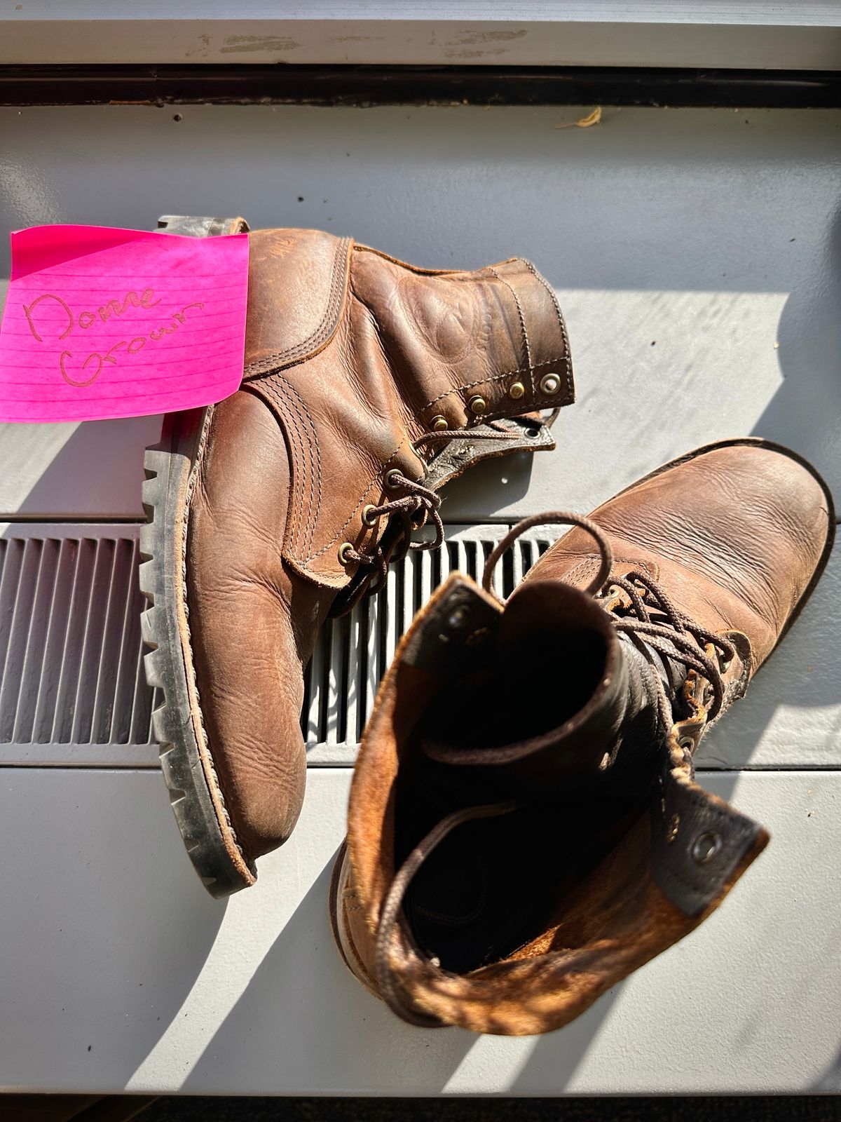 Photo by gabriel18 on November 1, 2023 of the JK Boots 300X in Seidel Brown Oil Tan.