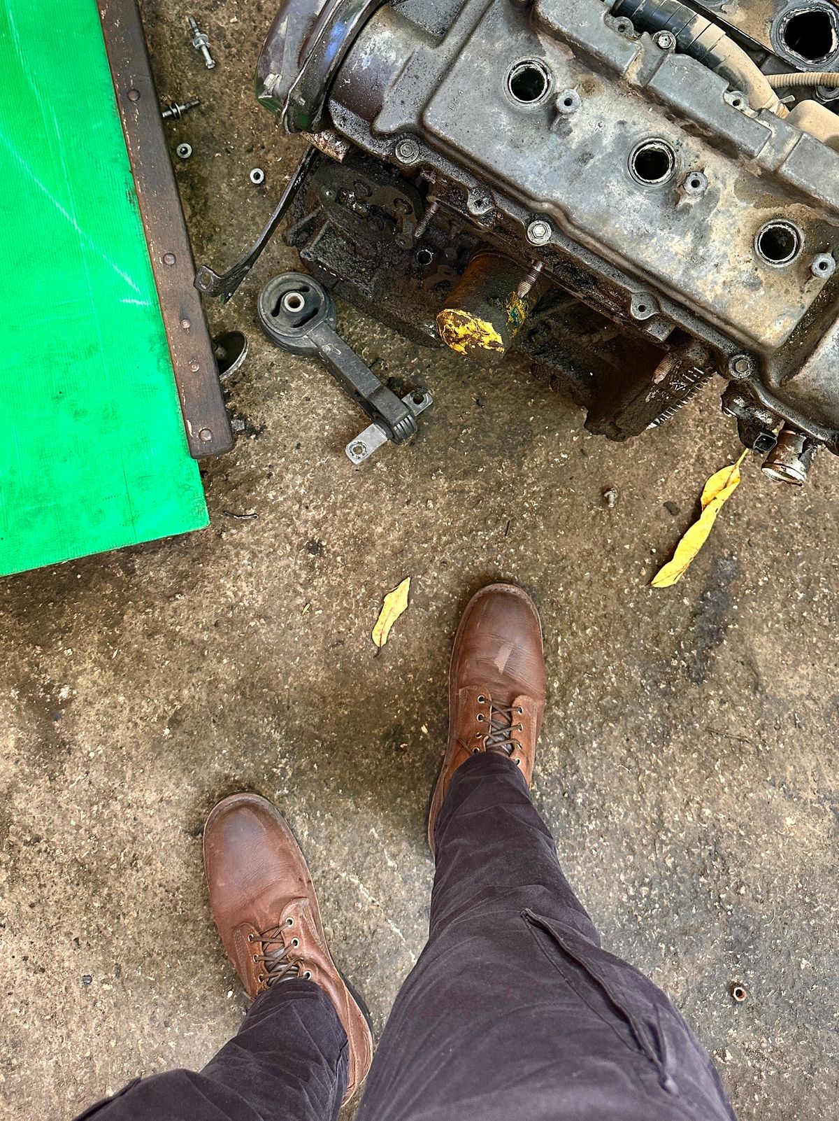 Photo by gabriel18 on December 4, 2023 of the JK Boots 300X in Seidel Brown Oil Tan.