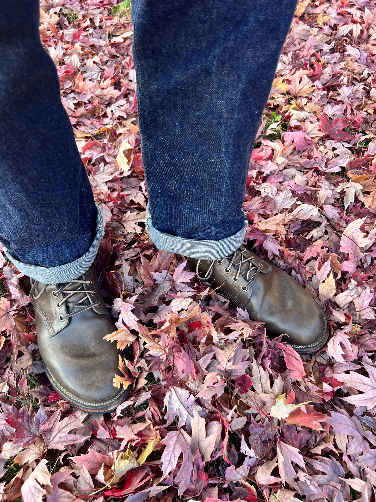 Photo by tooth on November 3, 2023 of the Viberg Boondocker in Maryam Olive TPR Horsebutt.