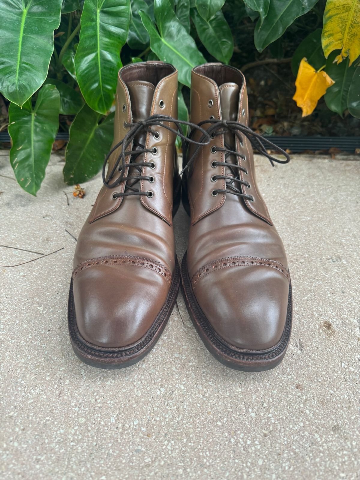 Photo by miamisoledoc on November 4, 2023 of the Carmina Work Boots 861 in Unknown Leather.