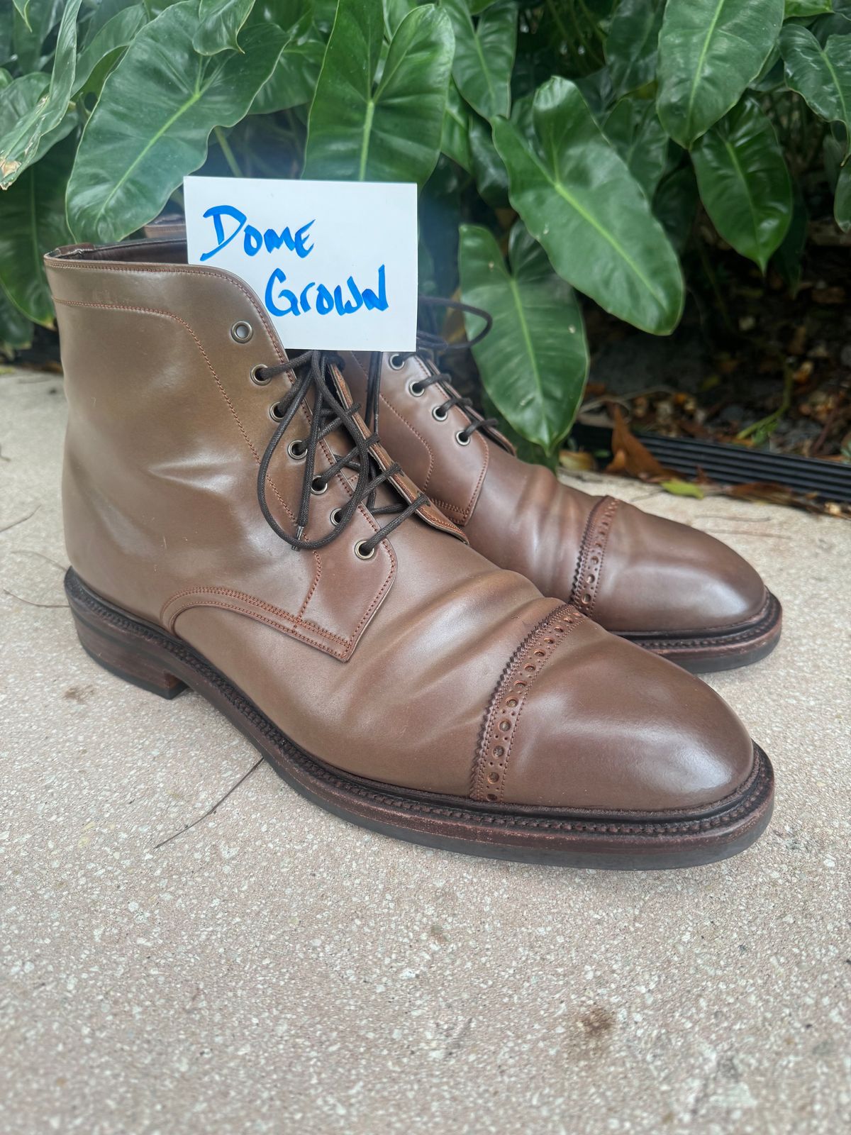 Photo by miamisoledoc on November 4, 2023 of the Carmina Work Boots 861 in Unknown Leather.