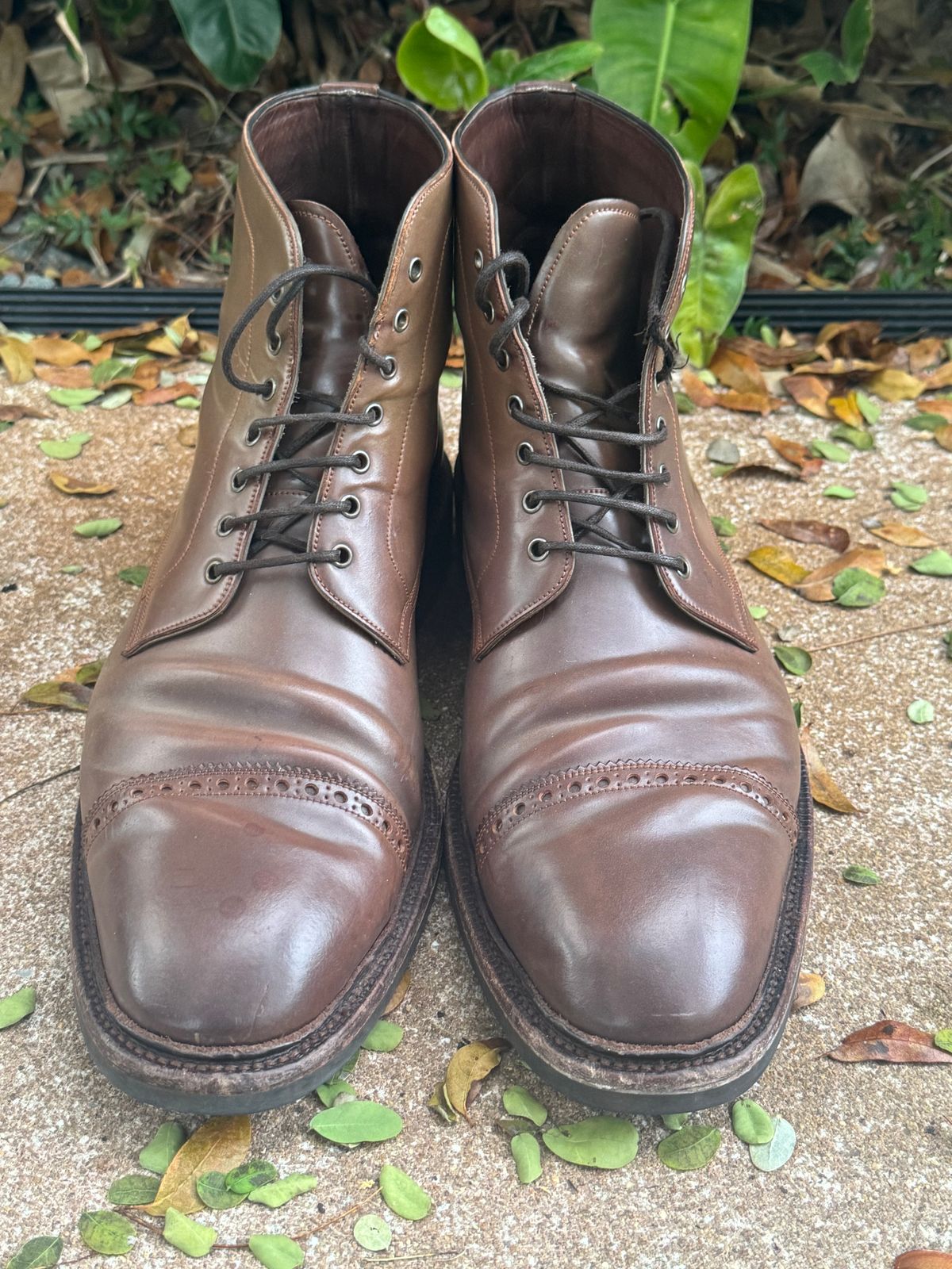 Photo by miamisoledoc on January 4, 2024 of the Carmina Work Boots 861 in Unknown Leather.