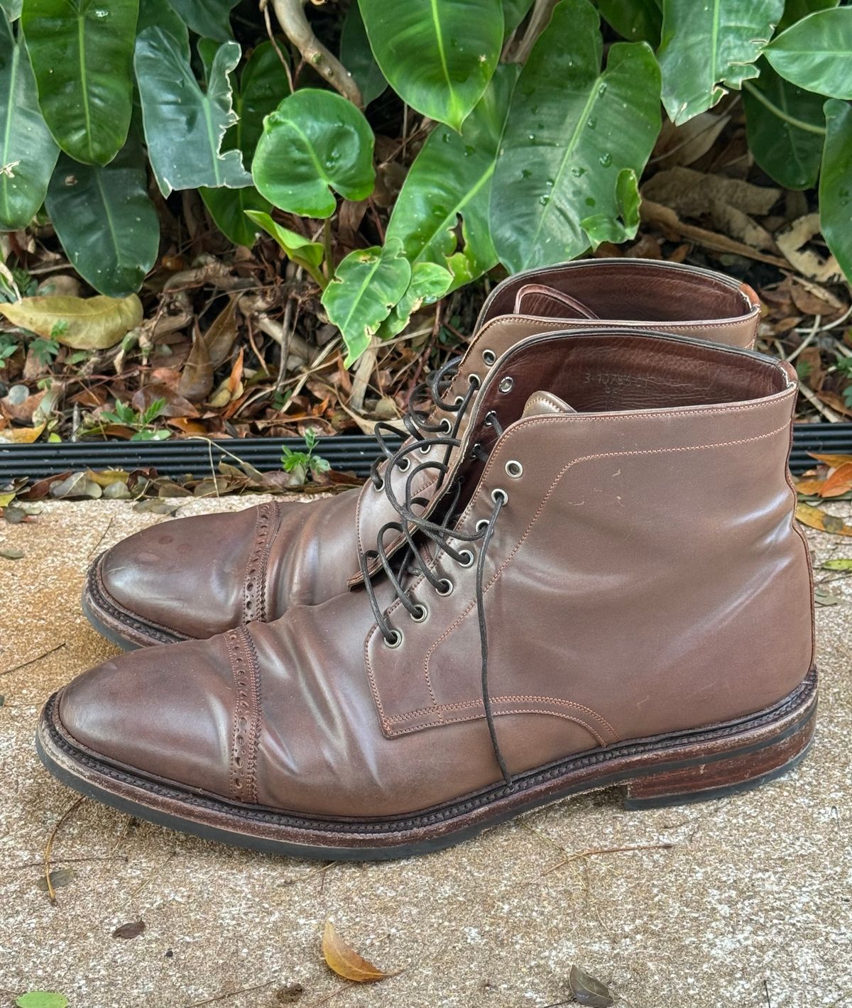 Photo by miamisoledoc on February 4, 2024 of the Carmina Work Boots 861 in Unknown Leather.