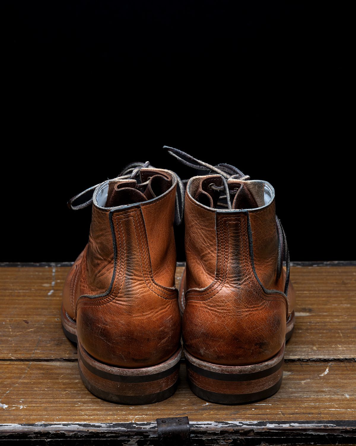 Photo by BigDudeInDenim on March 5, 2023 of the Nicks Prospector in Horween Natural Dublin.