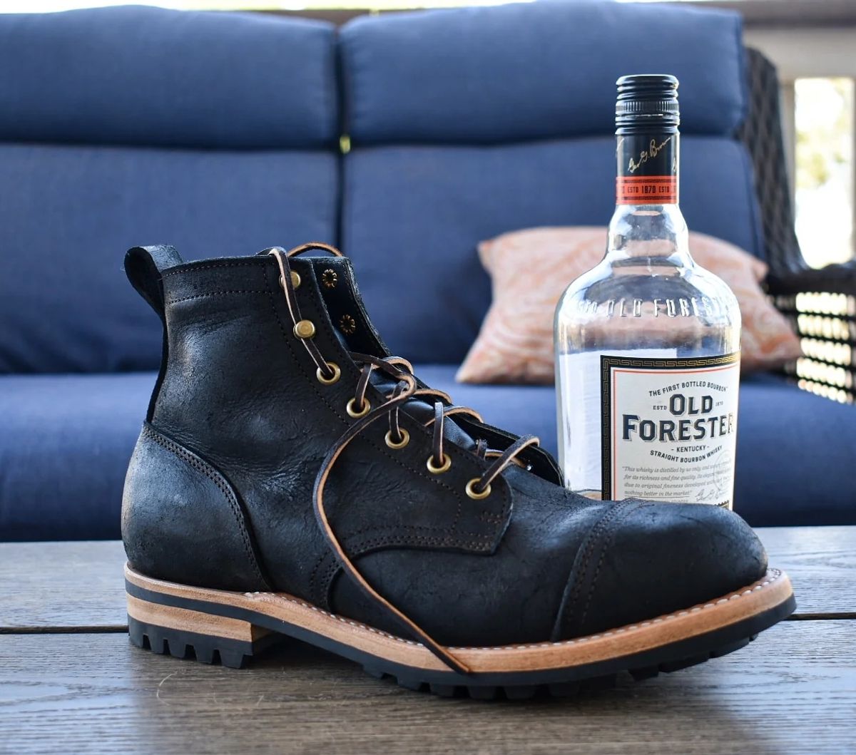 Photo by whitecollardropout on July 1, 2021 of the Truman Unknown Model in Unknown Leather.