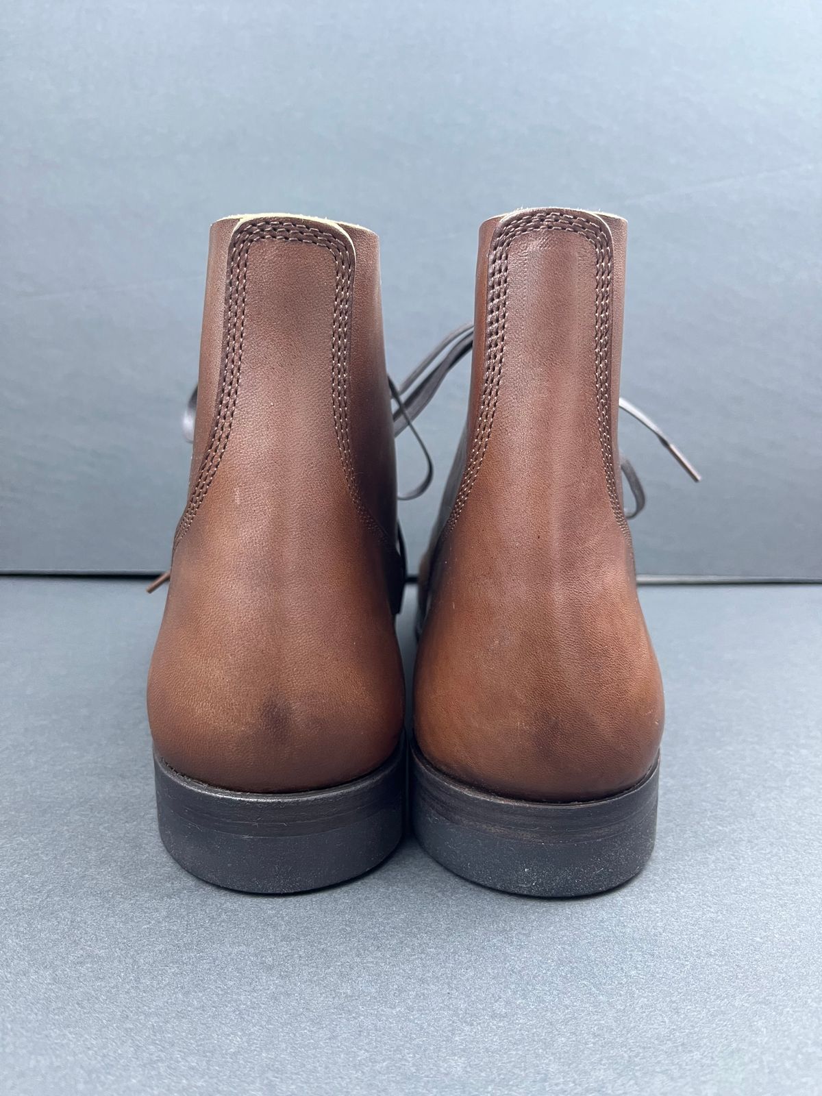 Photo by udi on October 4, 2023 of the SKOOB M-43 Service Shoes in Brown Italian Horsebutt.