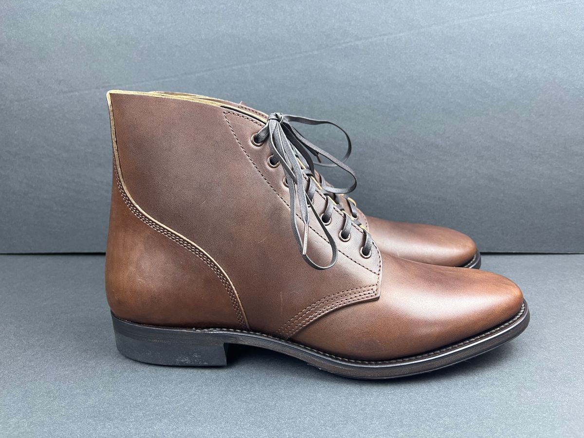 Photo by udi on October 4, 2023 of the SKOOB M-43 Service Shoes in Brown Italian Horsebutt.