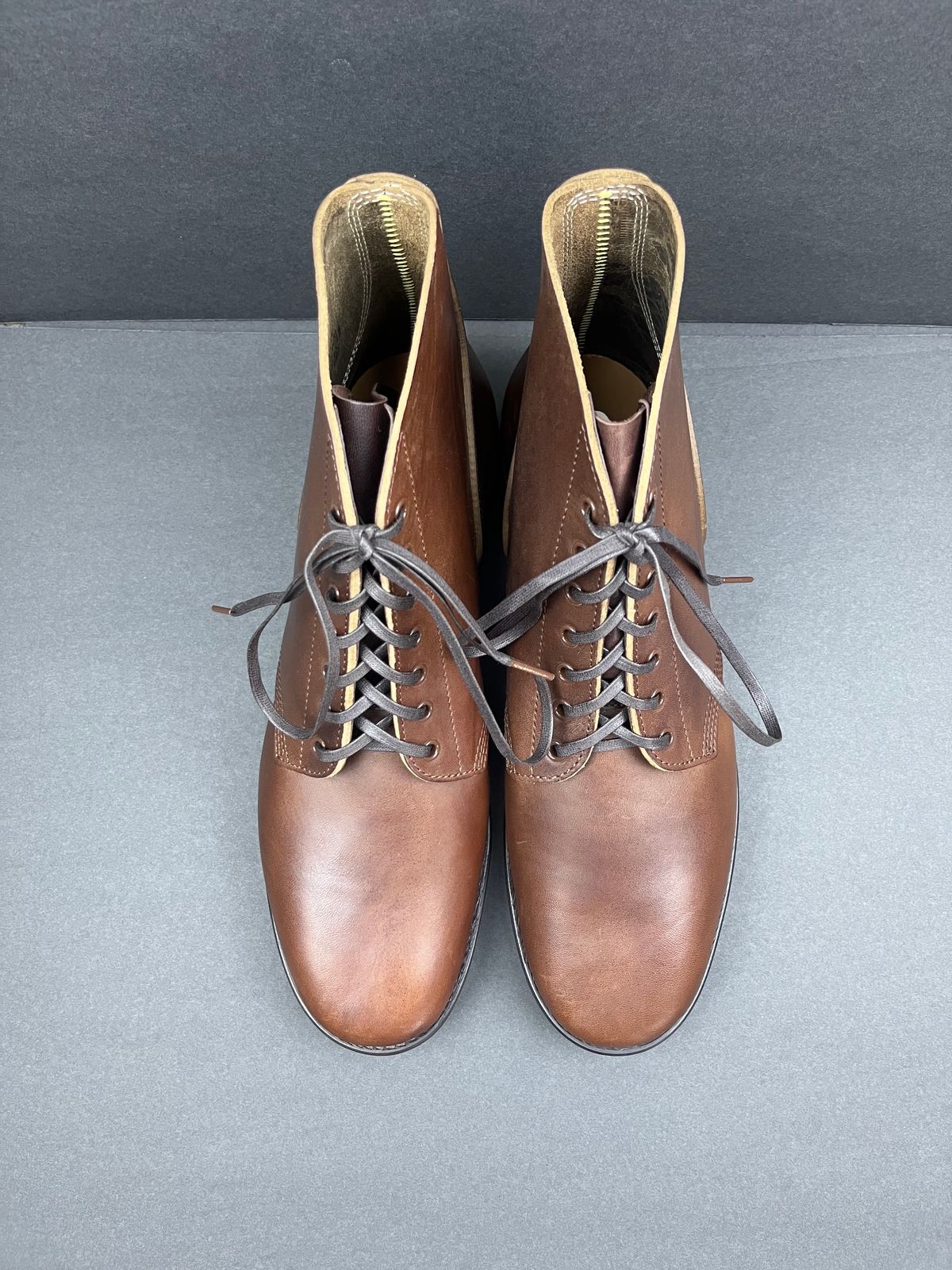 Photo by udi on October 4, 2023 of the SKOOB M-43 Service Shoes in Brown Italian Horsebutt.