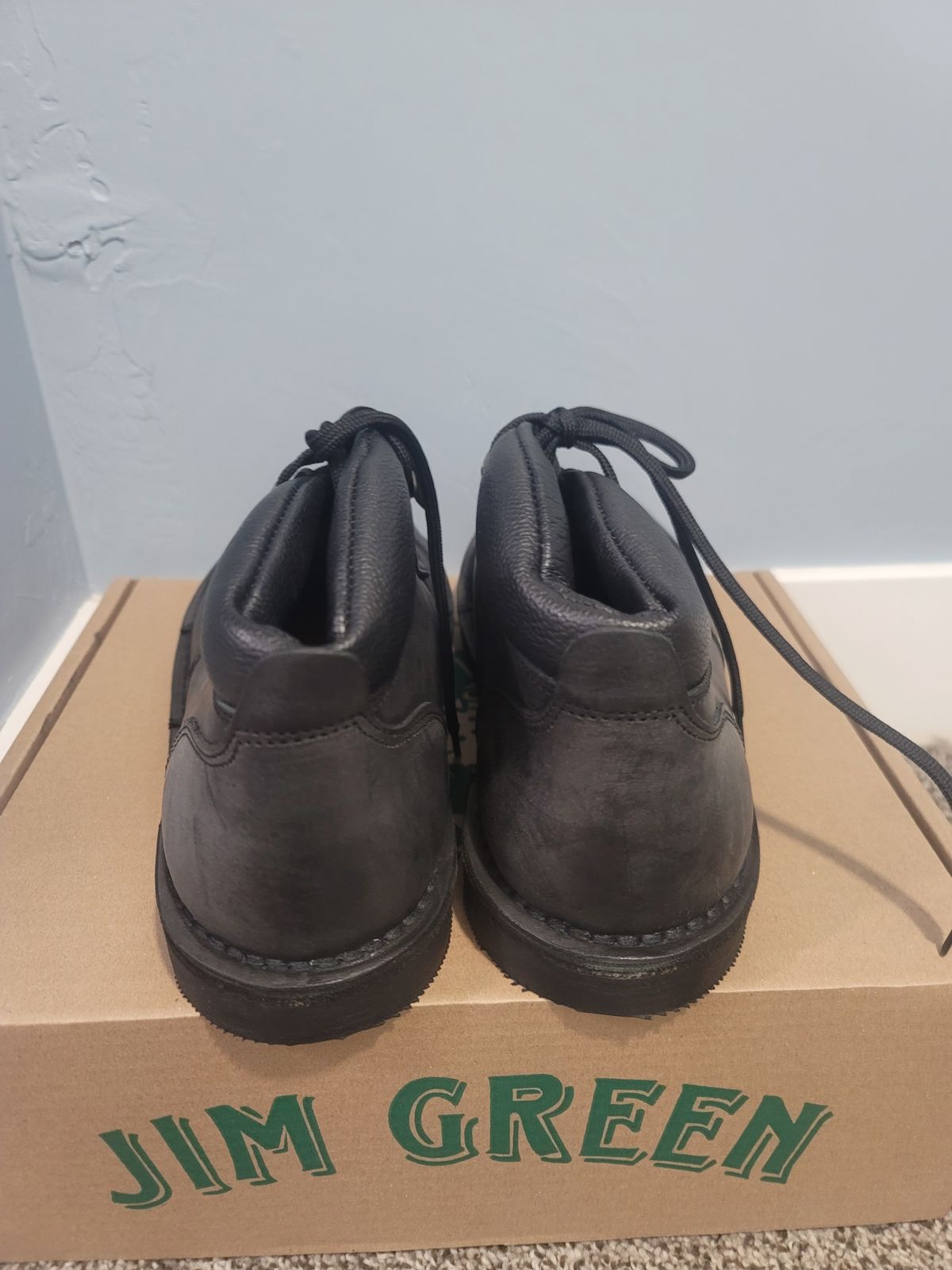 Photo by phsanford on November 5, 2022 of the Jim Green African Ranger in Black Full Grain.